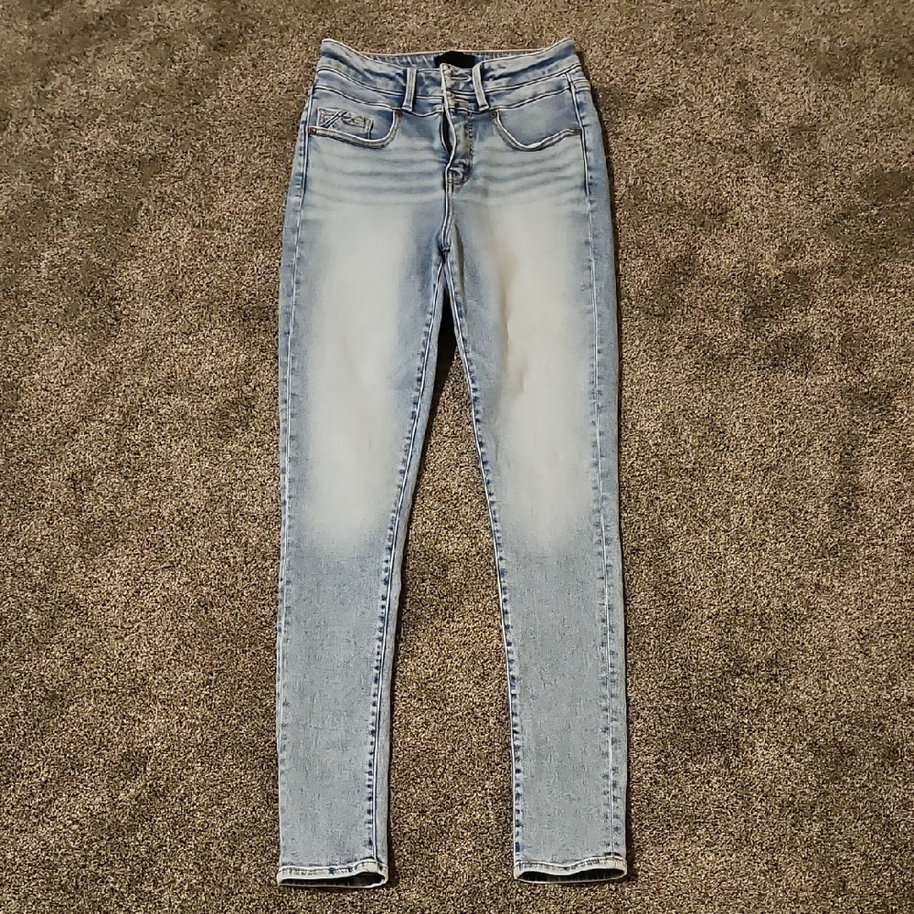 Buckle Black Skinny Jeans
